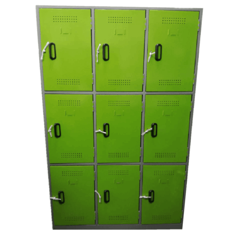 Lockers metálicos9 espacios en Medellin