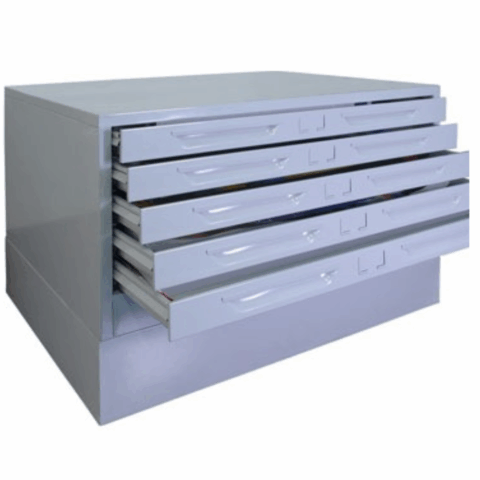 Planoteca metálica para guardar planos de arquitectura en Medellín