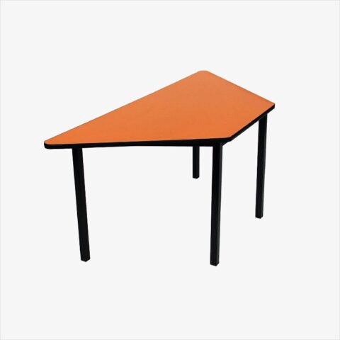 mesa-trapezoide- color naranja para linea escolar 3182062262.