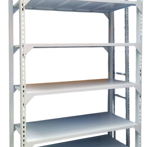 gondola con mayor capacidad de carga color blanca de estanterias medelllin