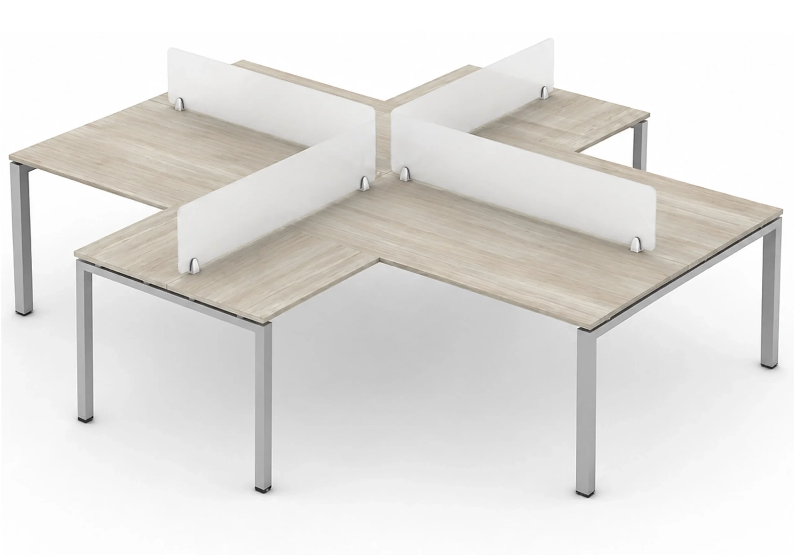 Modulo 4 puestos con retorno NEON-LINEA BENCH
