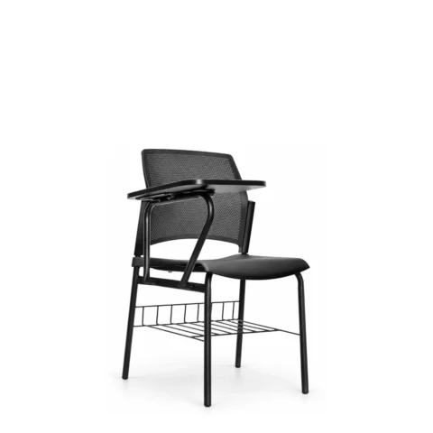 Silla universitaria ZYLE PLASTICA NEGRA